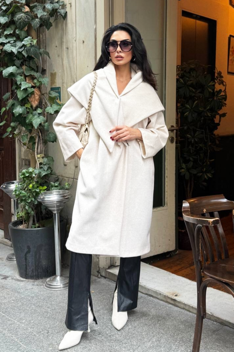 Palton ALSIENA ECRU, Culoare: ecru, IVET.RO - Reduceri de până la -80%