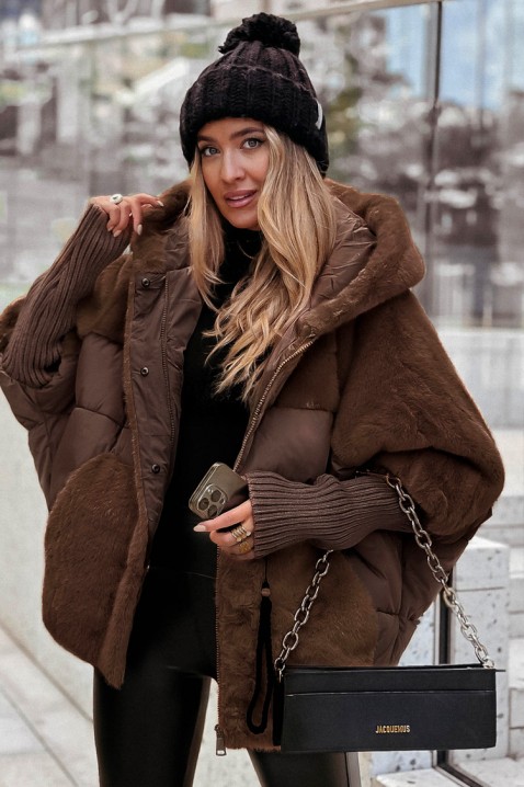 Geacă GLOREDA BROWN, Culoare: ecru, IVET.RO - Reduceri de până la -80%