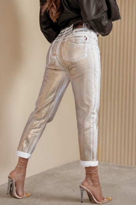 Blugi RONKEZA, Culoare: bej, IVET.RO - Reduceri de până la -80%