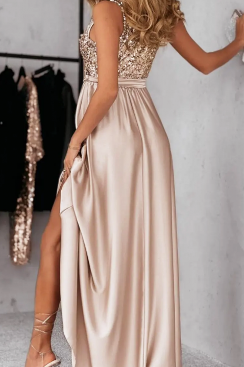 Rochie DREMONDA BEIGE, Culoare: bej, IVET.RO - Reduceri de până la -80%