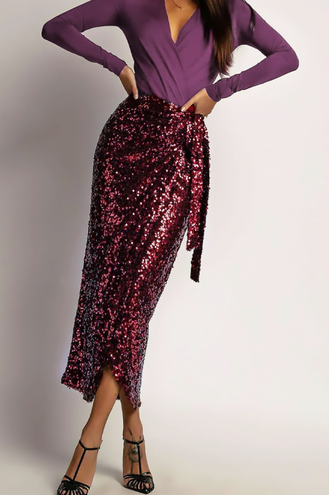 Rochie BLENTISA BORDO, Culoare: bordo, IVET.RO - Reduceri de până la -80%