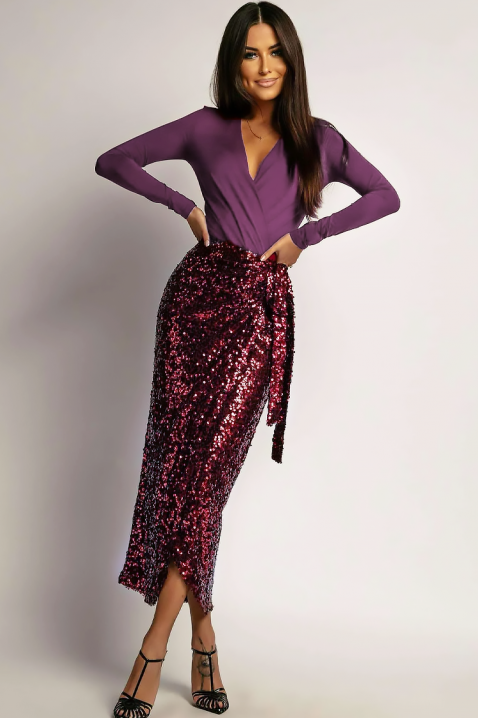 Rochie BLENTISA BORDO, Culoare: bordo, IVET.RO - Reduceri de până la -80%