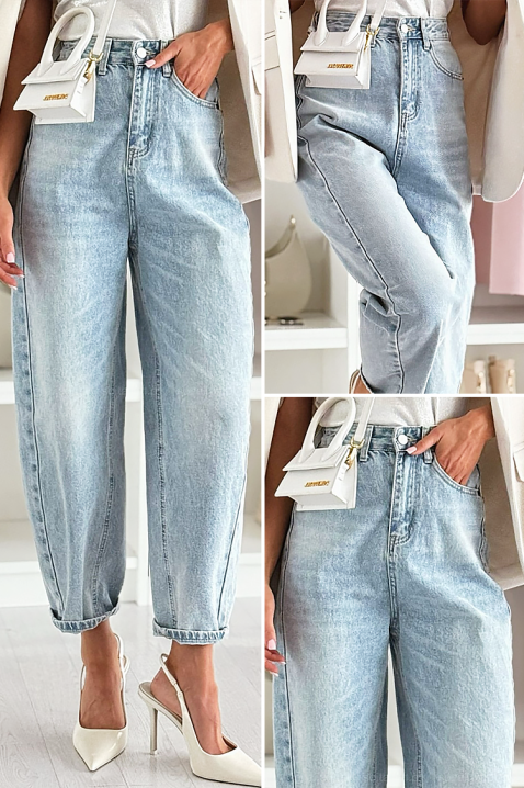 Blugi BANDIOLA, Culoare: albastru deschis, IVET.RO - Reduceri de până la -80%