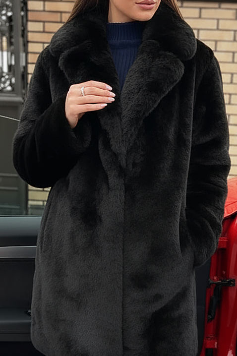 Palton XERFIONA BLACK, Culoare: negru, IVET.RO - Reduceri de până la -80%