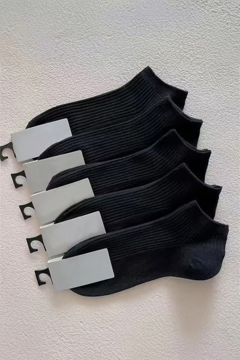 Set 6 perechi șosete pentru bărbați ZIMOLO BLACK, Culoare: negru, IVET.RO - Reduceri de până la -80%