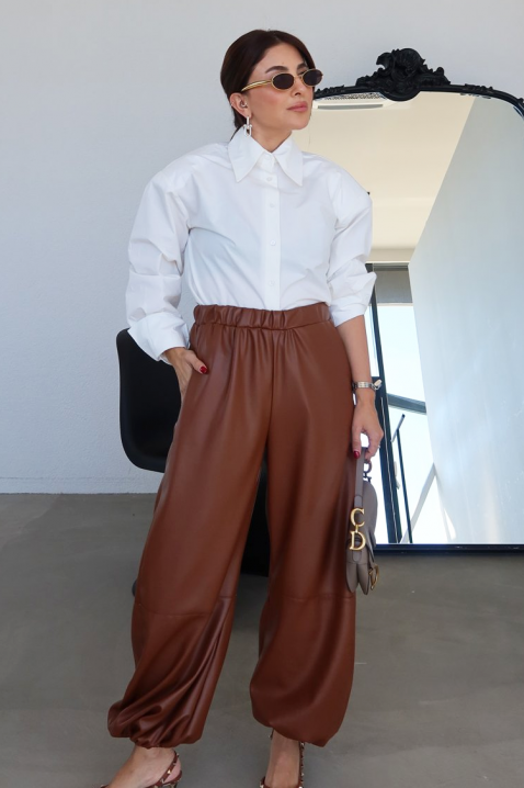 Pantaloni LONTENZA CAMEL, Culoare: maro deschis    , IVET.RO - Reduceri de până la -80%