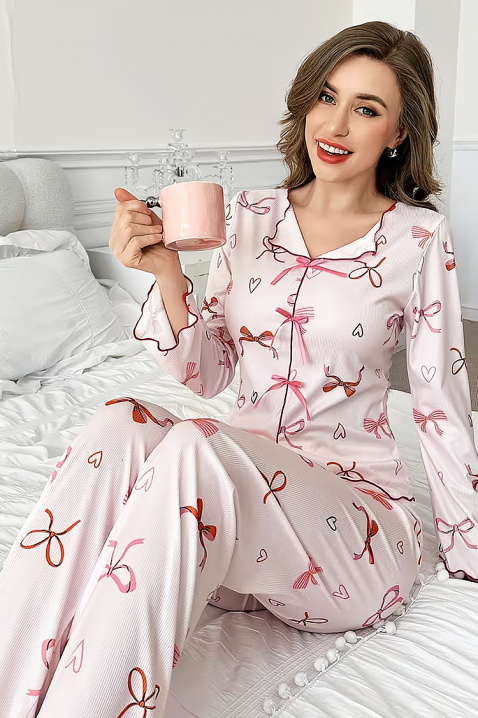 Pijama PLANDELZA, Culoare: pudră, IVET.RO - Reduceri de până la -80%