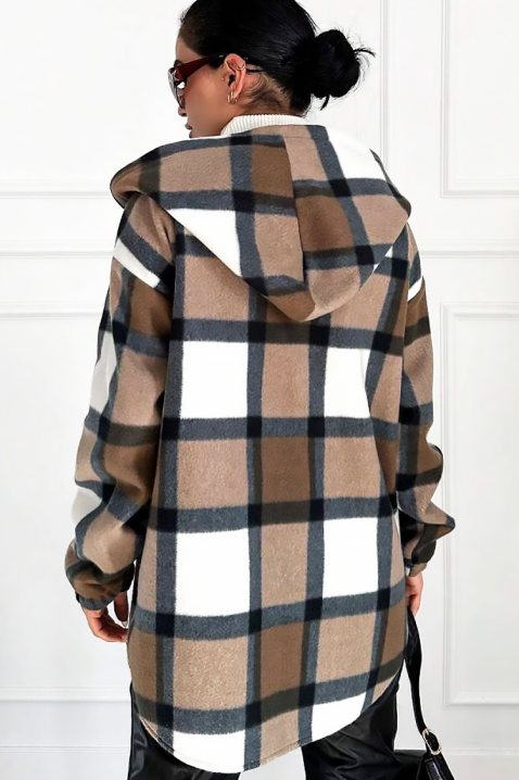 Geaca-cămașă damă TESSARO, Culoare: maro, IVET.RO - Reduceri de până la -80%