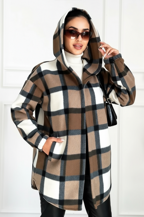 Geaca-cămașă damă TESSARO, Culoare: maro, IVET.RO - Reduceri de până la -80%