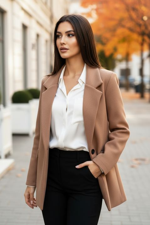 Sacou VALEORA BEIGE, Culoare: bej, IVET.RO - Reduceri de până la -80%