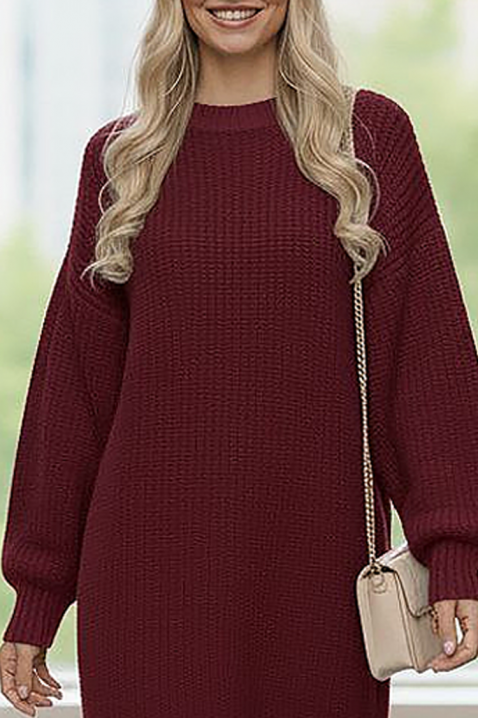 Rochie LINDELZA BORDO, Culoare: bordo, IVET.RO - Reduceri de până la -80%