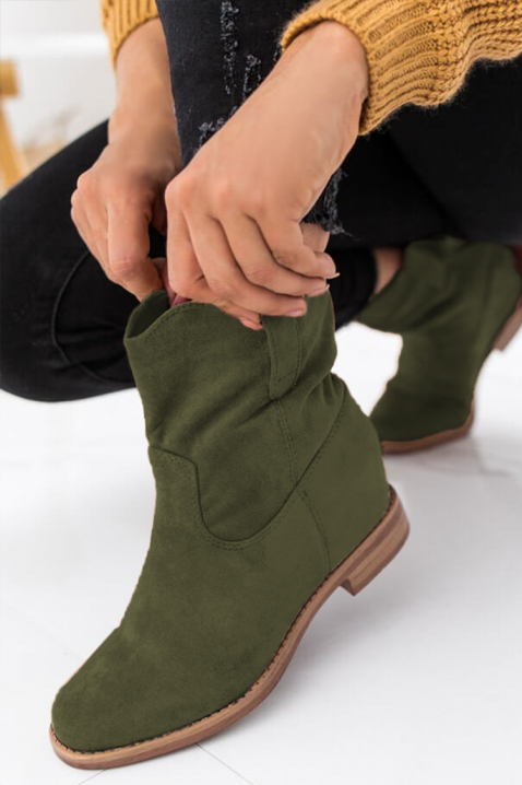 Botine damă BOMBEDA, Culoare: khaki, IVET.RO - Reduceri de până la -80%