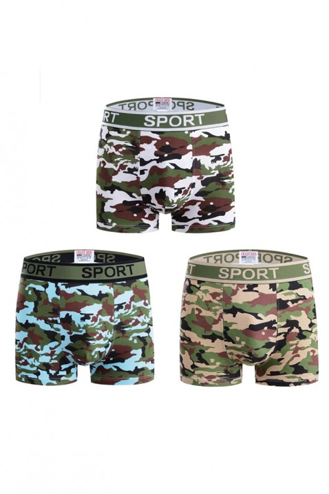 Set 3 buc boxeri petru bărbăti KREMZO, Culoare: multicolor, IVET.RO - Reduceri de până la -80%