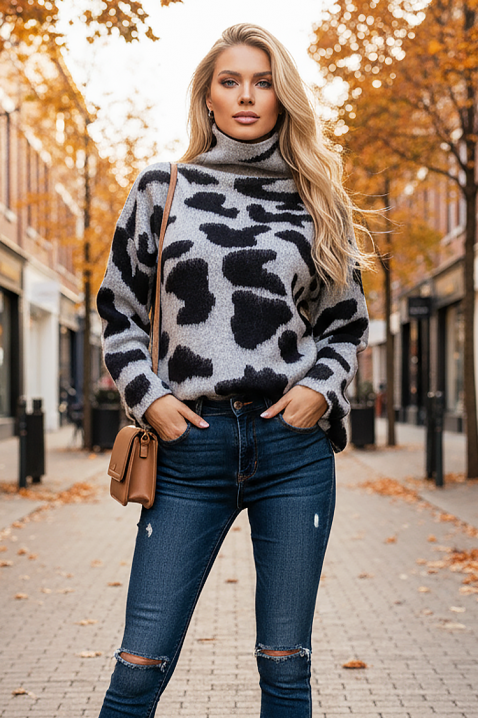 Pulover VLORDENZA GREY, Culoare: gri, IVET.RO - Reduceri de până la -80%