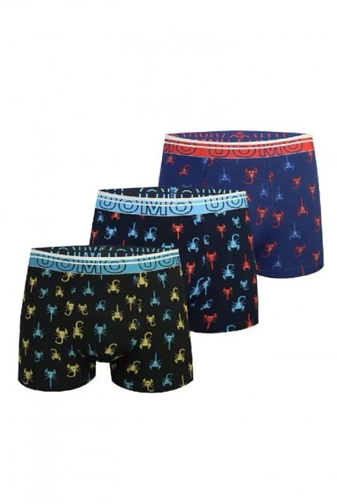 Set 3 buc boxeri petru bărbăti SCORPIO, Culoare: multicolor, IVET.RO - Reduceri de până la -80%