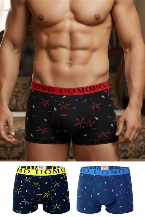 Set 3 buc boxeri petru bărbăti BERJON, Culoare: multicolor, IVET.RO - Reduceri de până la -80%