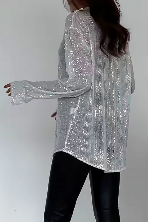 Cămașă damă LANVELDA SILVER, Culoare: argintiu, IVET.RO - Reduceri de până la -80%