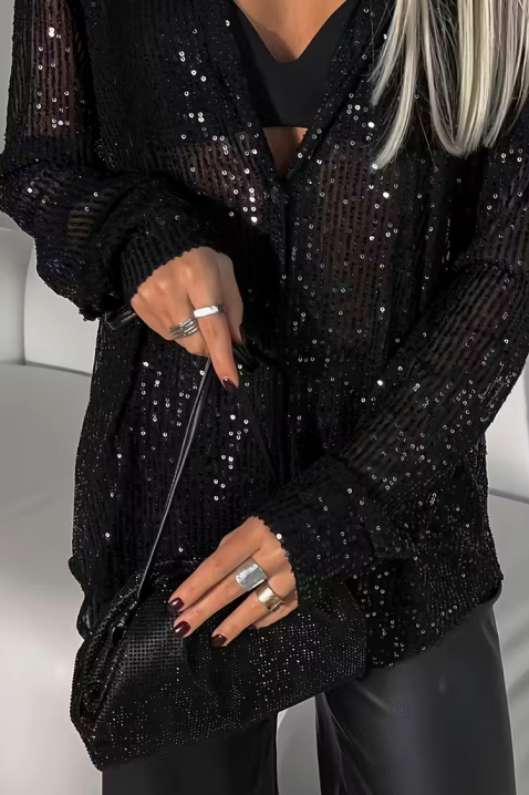 Cămașă damă LANVELDA BLACK, Culoare: negru, IVET.RO - Reduceri de până la -80%