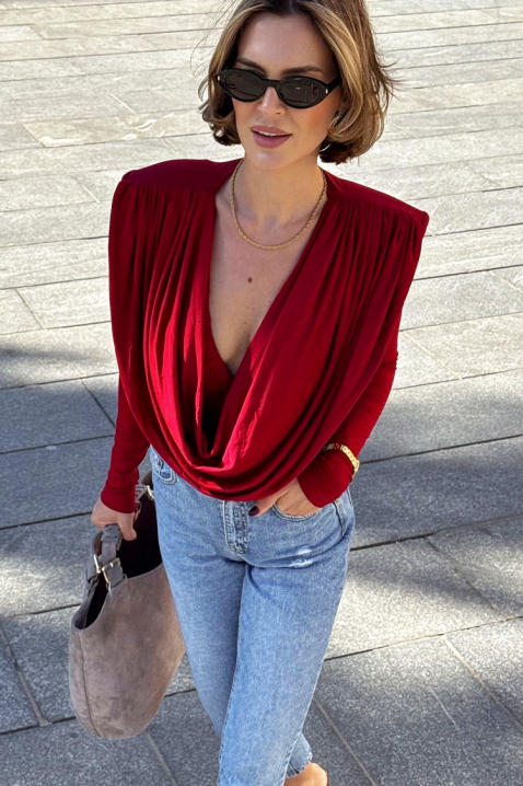 Bluză damă SEKLONDA RED, Culoare: roșu, IVET.RO - Reduceri de până la -80%