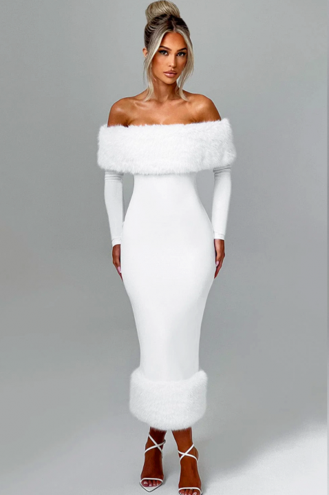 Rochie KARSOTA WHITE, Culoare: alb, IVET.RO - Reduceri de până la -80%