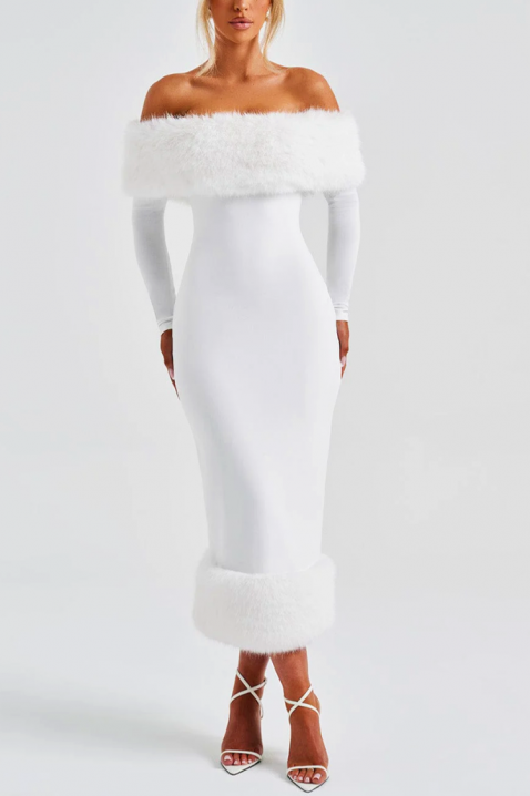 Rochie KARSOTA WHITE, Culoare: alb, IVET.RO - Reduceri de până la -80%