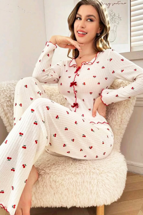 Pijama HARZANA, Culoare: alb, IVET.RO - Reduceri de până la -80%