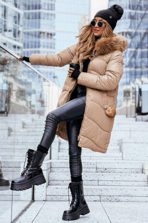 Geacă SNEVILDA BEIGE, Culoare: bej, IVET.RO - Reduceri de până la -80%