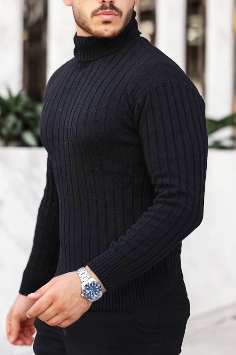 Pulover bărbați RACHERO BLACK, Culoare: negru, IVET.RO - Reduceri de până la -80%