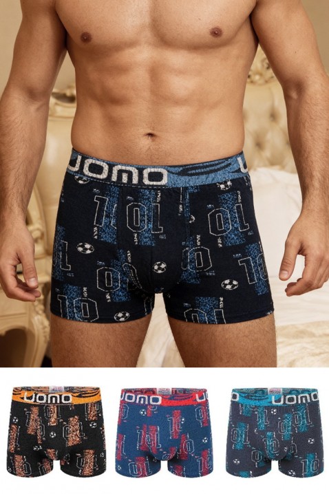 Set 4 buc boxeri petru bărbăti GROLFO, Culoare: multicolor, IVET.RO - Reduceri de până la -80%