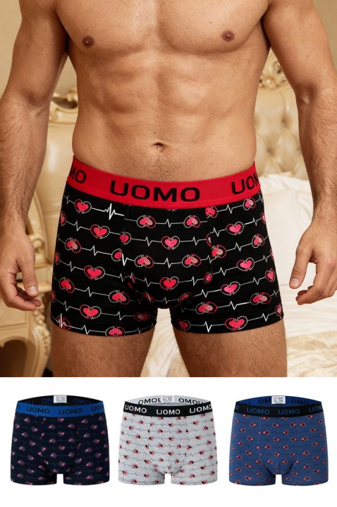 Set 4 buc boxeri petru bărbăti HERZON, Culoare: multicolor, IVET.RO - Reduceri de până la -80%