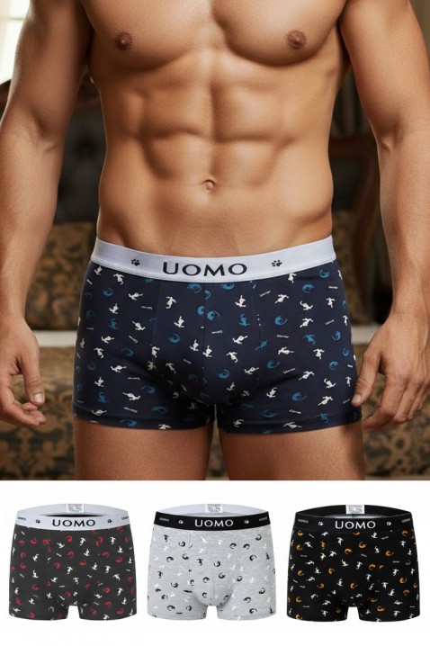 Set 4 buc boxeri petru bărbăti MIXZO, Culoare: multicolor, IVET.RO - Reduceri de până la -80%