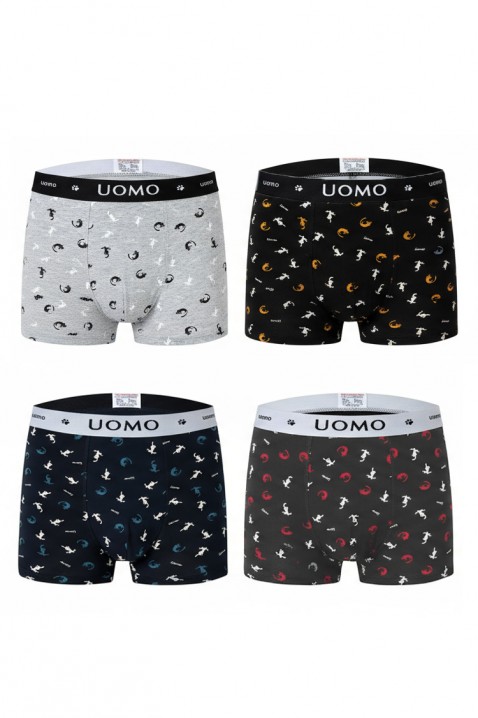 Set 4 buc boxeri petru bărbăti MIXZO, Culoare: multicolor, IVET.RO - Reduceri de până la -80%