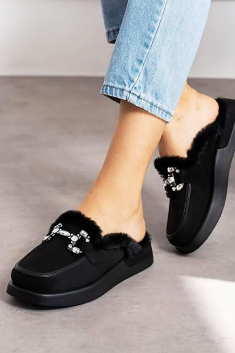 Pantofi damă KARMINSA BLACK, Culoare: negru, IVET.RO - Reduceri de până la -80%