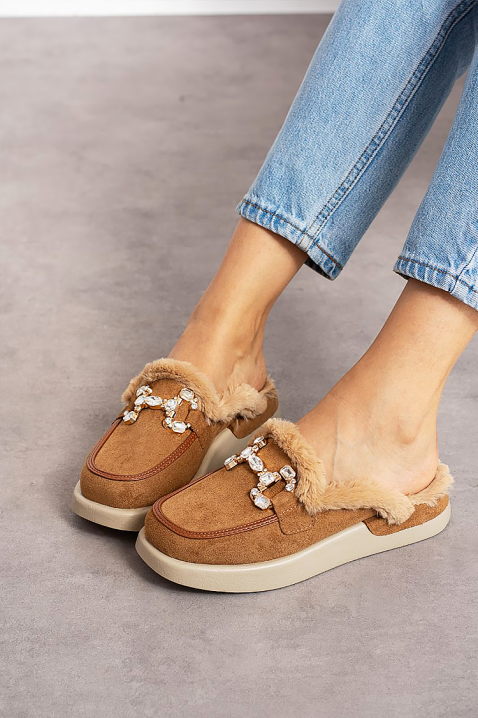 Pantofi damă KARMINSA CAMEL, Culoare: maro deschis    , IVET.RO - Reduceri de până la -80%