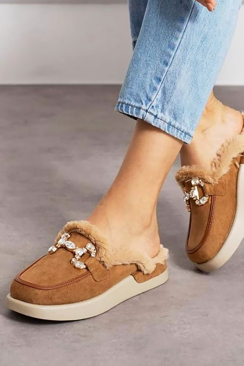 Pantofi damă KARMINSA CAMEL, Culoare: maro deschis    , IVET.RO - Reduceri de până la -80%