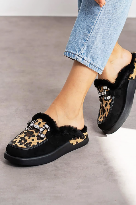 Pantofi damă BENTADA, Culoare: leopard, IVET.RO - Reduceri de până la -80%