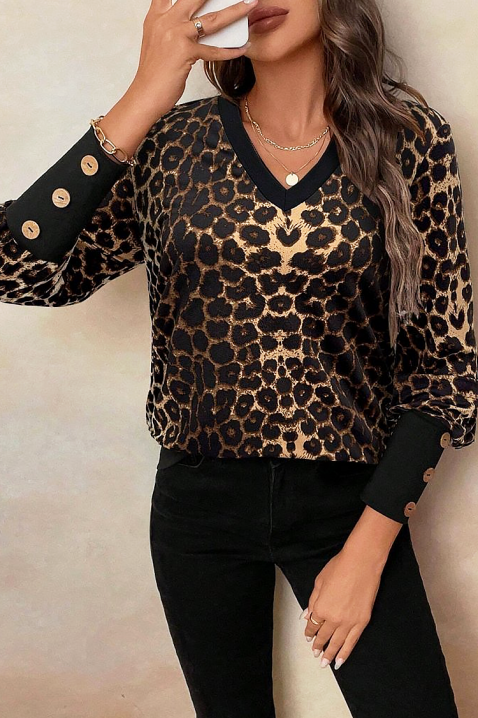 Bluză damă TREVELDA, Culoare: multicolor, IVET.RO - Reduceri de până la -80%