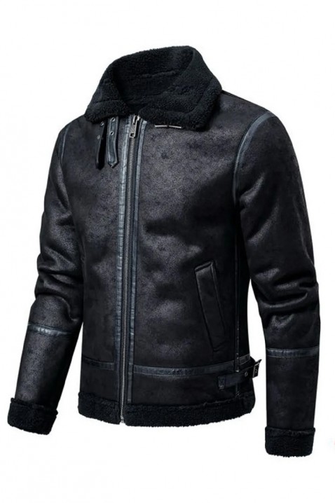 Geacă bărbați HALMAN BLACK, Culoare: negru, IVET.RO - Reduceri de până la -80%