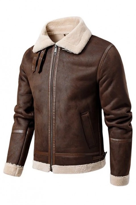 Geacă bărbați HALMAN BROWN, Culoare: maro, IVET.RO - Reduceri de până la -80%