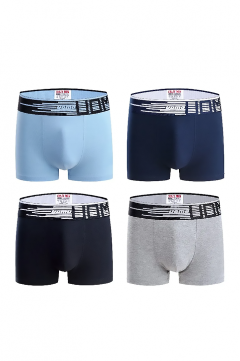 Set 4 buc boxeri petru bărbăti BENJO, Culoare: multicolor, IVET.RO - Reduceri de până la -80%