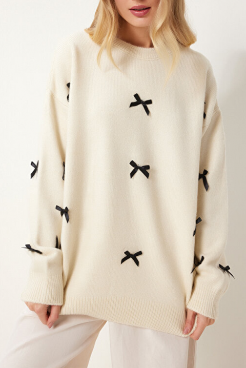 Pulover ATRELVA ECRU, Culoare: ecru, IVET.RO - Reduceri de până la -80%