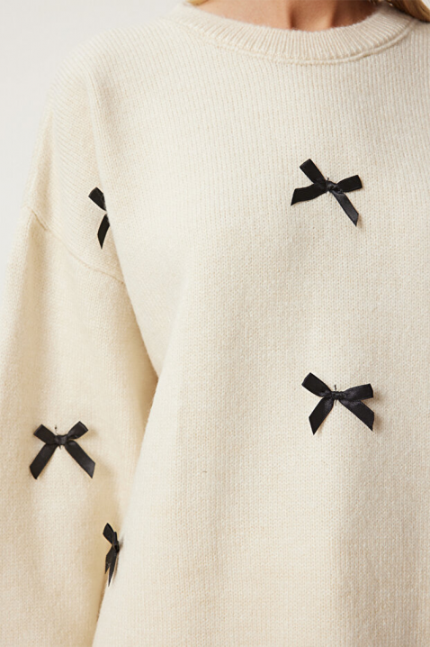 Pulover ATRELVA ECRU, Culoare: ecru, IVET.RO - Reduceri de până la -80%