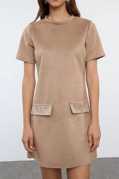 Rochie GARDELDA BEIGE, Culoare: bej, IVET.RO - Reduceri de până la -80%