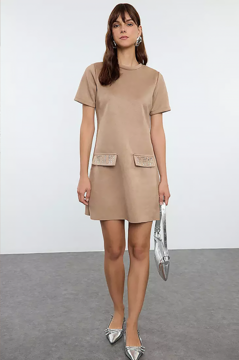 Rochie GARDELDA BEIGE, Culoare: bej, IVET.RO - Reduceri de până la -80%