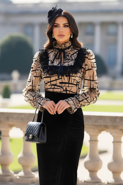 Rochie FRONELMA BEIGE, Culoare: bej, IVET.RO - Reduceri de până la -80%