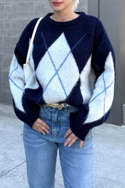 Pulover KRIOFEGA NAVY, Culoare: bleumarin, IVET.RO - Reduceri de până la -80%