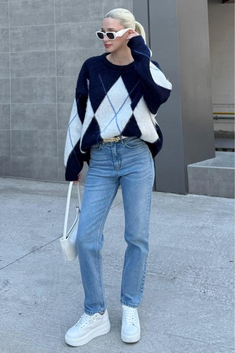 Pulover KRIOFEGA NAVY, Culoare: bleumarin, IVET.RO - Reduceri de până la -80%