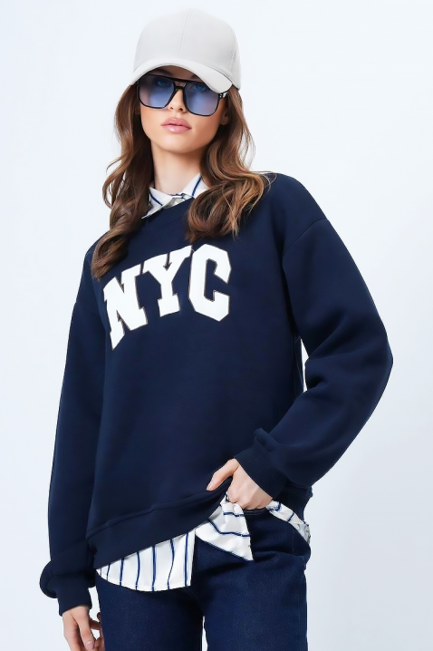 Bluză damă NEVRILDA NAVY, Culoare: bleumarin, IVET.RO - Reduceri de până la -80%