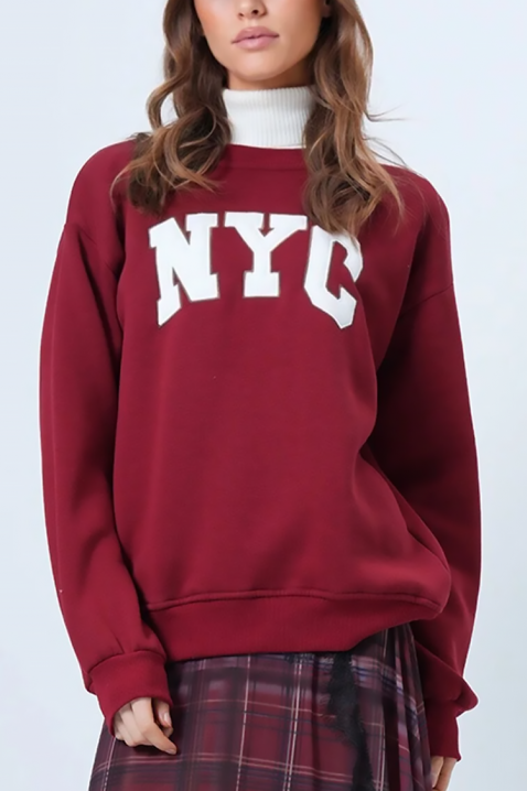 Bluză damă NEVRILDA BORDO, Culoare: bordo, IVET.RO - Reduceri de până la -80%