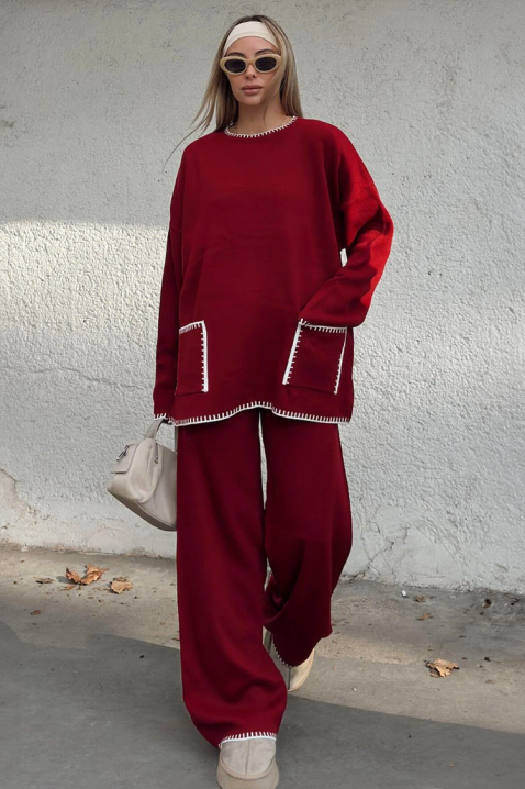 Set DAILENZA BORDO, Culoare: bordo, IVET.RO - Reduceri de până la -80%